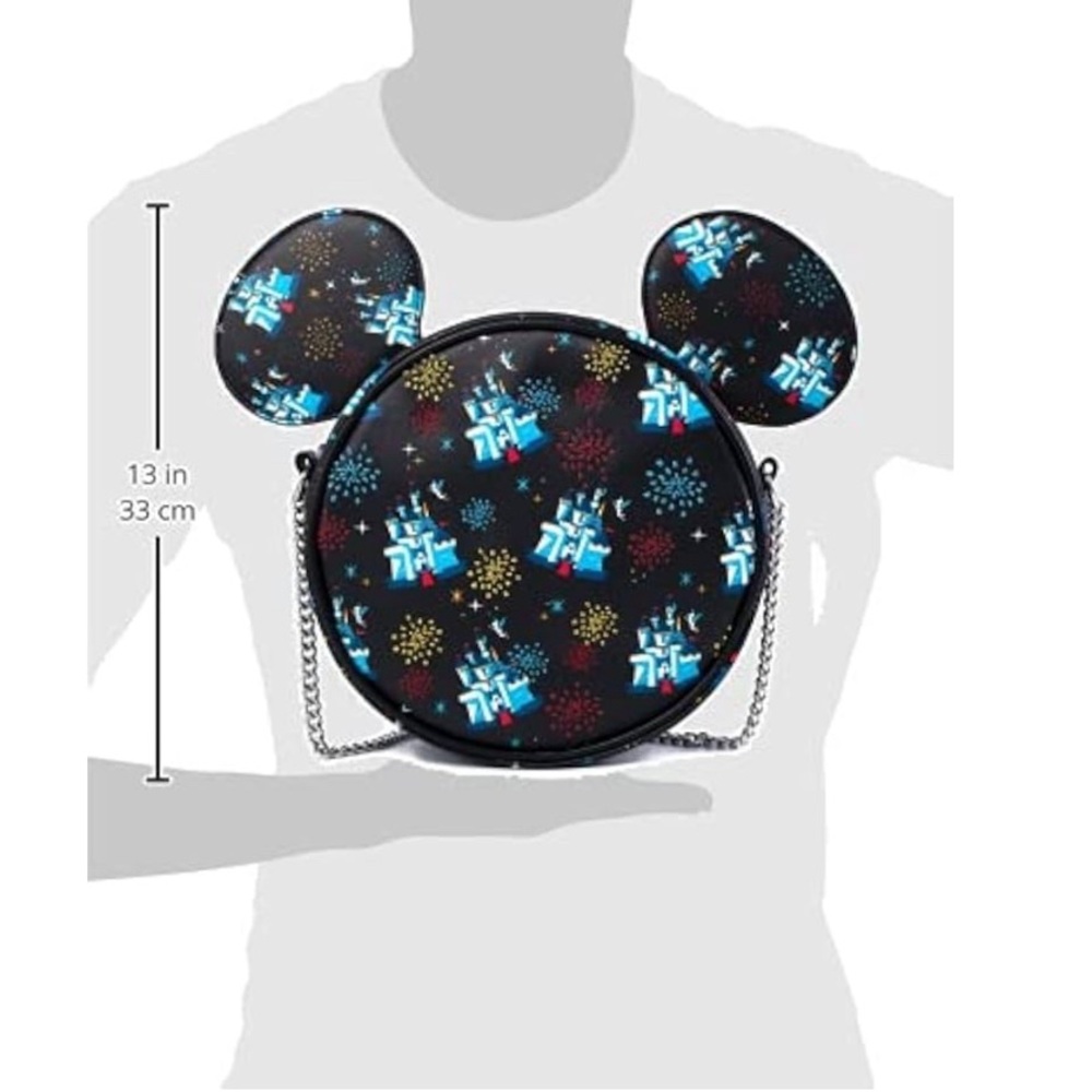 Disney Loungefly: Disney 65th - Mickey Mouse Crossboy Bag - Picture 6 of 6